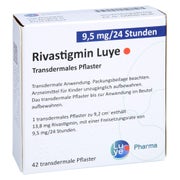 RIVASTIGMIN Luye 9,5 mg/24 Std. transderm.Pflaster 42 St