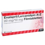ENALAPRIL/Lercanidipin AbZ 20 mg/10 mg Filmtabl. 28 St