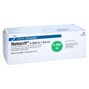 RETACRIT 6.000 I.E./0,6 ml Inj.-L.i.e.Fertigspr. B 6 St