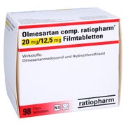 OLMESARTAN comp.ratiopharm 20/12,5 mg Filmtabl. 98 St