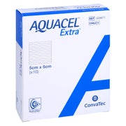 Aquacel Extra 5x5 cm Verband 10 St
