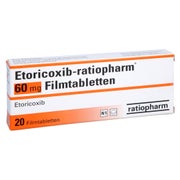 ETORICOXIB-ratiopharm 60 mg Filmtabletten 20 St