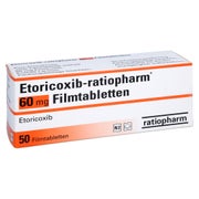 ETORICOXIB-ratiopharm 60 mg Filmtabletten 50 St