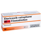 ETORICOXIB-ratiopharm 90 mg Filmtabletten 50 St