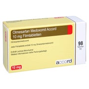 OLMESARTAN MEDOXOMIL Accord 10 mg Filmtabletten 98 St