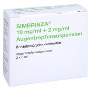 SIMBRINZA 10 mg/ml + 2 mg/ml Augentropfensusp. 3X5 ml