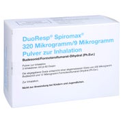 DUORESP Spiromax 320µg/9 µg/Dosis 3x60ED Inh.-Plv. 3 St