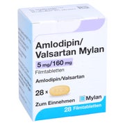 AMLODIPIN/Valsartan Mylan 5 mg/160 mg 28 St