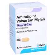 AMLODIPIN/Valsartan Mylan 5 mg/160 mg 98 St