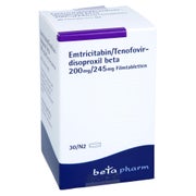 EMTRICITABIN/Tenofovirdisoproxil beta 200mg/245mg 30 St