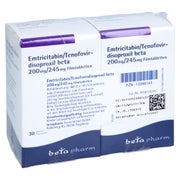 EMTRICITABIN/Tenofovirdisoproxil beta 200mg/245mg 60 St