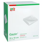 Gazin Mullkomp.10x10 Cm Steril 8fach 25X2 St