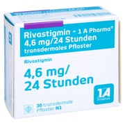 RIVASTIGMIN-1A Pharma 4,6 mg/24 Std. transd.Pfl. 30 St