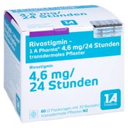RIVASTIGMIN-1A Pharma 4,6 mg/24 Std. transd.Pfl. 60 St