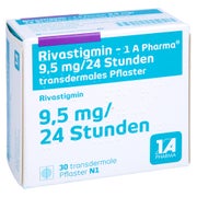 RIVASTIGMIN-1A Pharma 9,5 mg/24 Std. transd.Pfl. 30 St