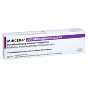 MIRCERA 200 Mikrogramm/0,3 ml Inj.-Lsg.i.e.F.-Sp. 1 St