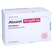 Atozet 10 Mg/80 mg Filmtabletten 100 St