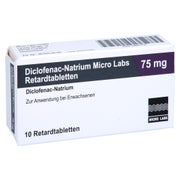 DICLOFENAC Natrium Micro Labs 75 mg Retardtabl. 10 St