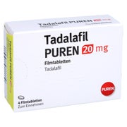 Tadalafil Puren 20 mg Filmtabletten 4 St