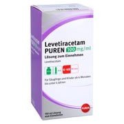 LEVETIRACETAM PUREN 100 mg/ml L.z.Einn.3ml Dos.Sp. 150 ml