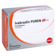 Ivabradin Puren 7,5 mg Filmtabletten 98 St