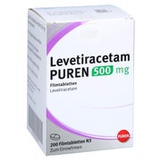 LEVETIRACETAM PUREN 500 mg Filmtabletten 200 St