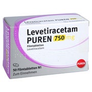 LEVETIRACETAM PUREN 750 mg Filmtabletten 50 St