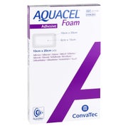 Aquacel Foam Adhäsiv 10x20 cm Verband 5 St