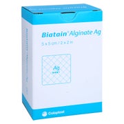 Biatain Alginate Ag Kompressen 5x5 cm mi 30 St