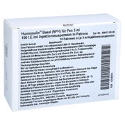 HUMINSULIN Basal NPH Patrone 10X3 ml 10X3 ml