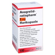 Anagrelid-ratiopharm 1 mg Hartkapseln 100 St
