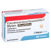 CANDESARTANCILEXETIL/HCT Mylan 16 mg/12,5 mg Tabl. 98 St