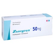 Zonegran 50 mg Hartkapseln 84 St