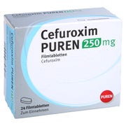 Cefuroxim Puren 250 mg Filmtabletten 24 St