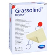 Grassolind Salbenkompressen 5x5 cm steri 50 St