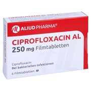 Ciprofloxacin AL 250 mg Filmtabletten 6 St