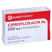 Ciprofloxacin AL 250 mg Filmtabletten 28 St