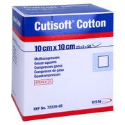 Cutisoft Cotton Kompr.10x10 cm steril 25X2 St