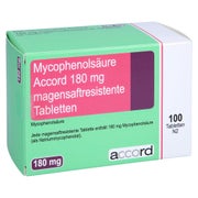 MYCOPHENOLSÄURE Accord 180 mg magensaftr.Tabletten 100 St