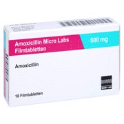 AMOXICILLIN Micro Labs 500 mg Filmtabletten 10 St