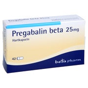 Pregabalin beta 25 mg Hartkapseln 42 St