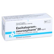 ESCITALOPRAM-neuraxpharm 20 mg/ml Tropfen z.Einn. 15 ml