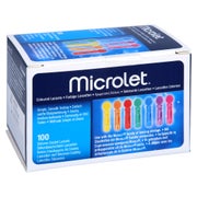 Produktabbildung: Microlet Lanzetten Farbig 100 St
