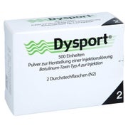 DYSPORT 500 Einheiten Pulver z.Herst.e.Inj.-Lsg. 2 St