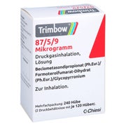 TRIMBOW 87 µg/5 µg/9 µg 120 Hub Druckgasinhalation 2 St