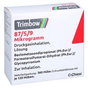 TRIMBOW 87 µg/5 µg/9 µg 120 Hub Druckgasinhalation 3 St