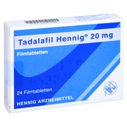 Tadalafil Hennig 20 mg Filmtabletten 24 St