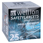Wellion Safetylancets 25 G Sicherheitsei 200 St