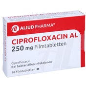 Ciprofloxacin AL 250 mg Filmtabletten 14 St