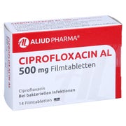 Ciprofloxacin AL 500 mg Filmtabletten 14 St